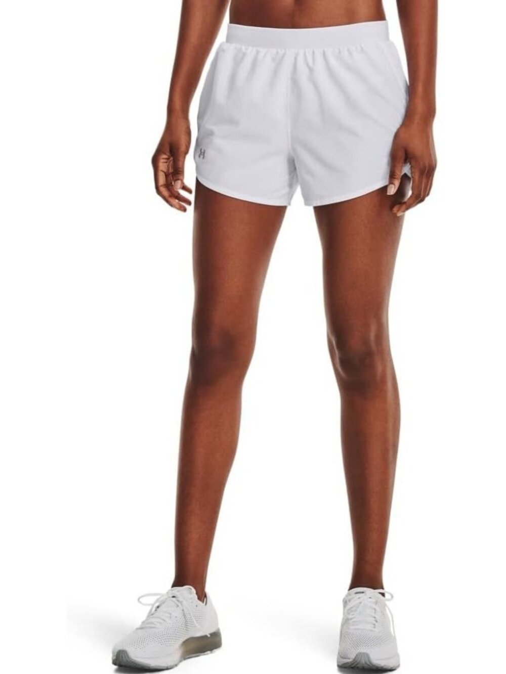UNDER ARMOUR Women White Fly By 2.0 Shorts Size 3XL NEW